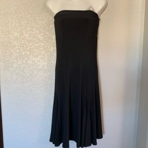 Black strapless dress size 12